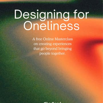 Cover Image for Designing for Oneliness — creating experiences that go beyond bringing people together