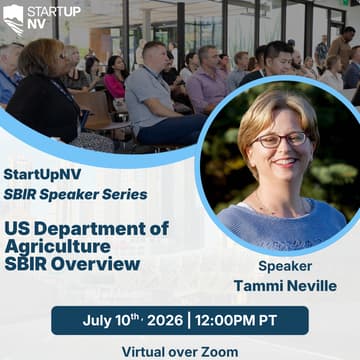 Cover Image for SBIR Speaker Series: U.S. Department of Agriculture SBIR Overview