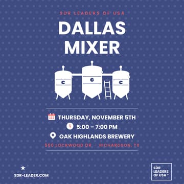 Cover Image for SDR Leaders of USA: Dallas Mixer