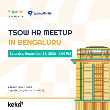 Cover Image for TSOW HR Meetup in Bangalore