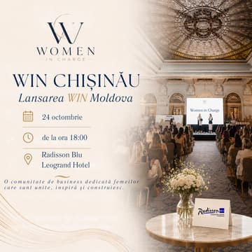 Cover Image for Save the date. - 24 Octombrie - Prima întâlnire WIN din Chișinău