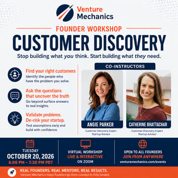 Cover Image for Founder Workshop: Customer Discovery