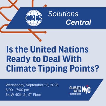 Cover Image for Is the United Nations Ready to Deal With Climate Tipping Points?