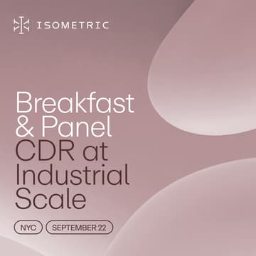 Cover Image for NYC Climate Week Breakfast: CDR at Industrial Scale