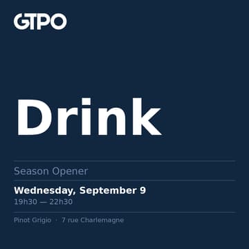 Cover Image for Season opener Drink