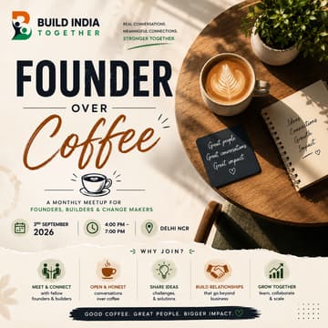 Cover Image for Founders & Builders Over Coffee☕ | Delhi NCR