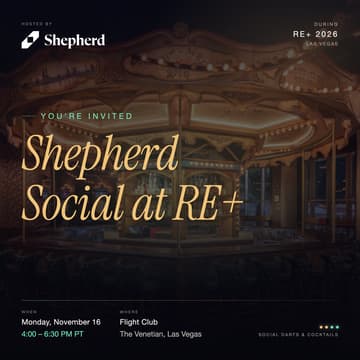 Cover Image for Save the Date: Shepherd Social | RE+ 2026