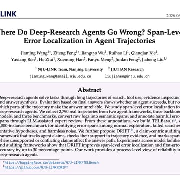 Cover Image for Frontier Tower AI Paper Reading Club - Week 20 - Where Do Deep-Research Agents Go Wrong?