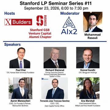 Cover Image for Stanford LP Series #11 (Kansas State Uni. Foundation; Hewlett Foundation;School Employees Ret. Sys. of Ohio; Berggruen; Manoucheri Brothers)