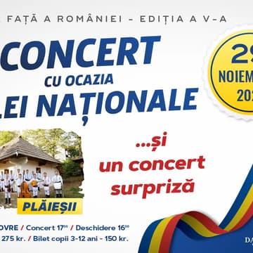 Cover Image for Concert de Ziua Națională a României - Plăieșii 🇷🇴