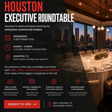 Cover Image for Houston Executive Roundtable