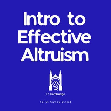 Cover Image for Intro to Effective Altruism