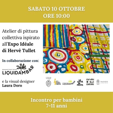 Cover Image for 🎨 POP! Un'esplosione di colori e produzioni collettive (bambini 7-11 anni)