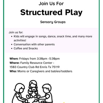 Cover Image for Structured Play Sensory Groups