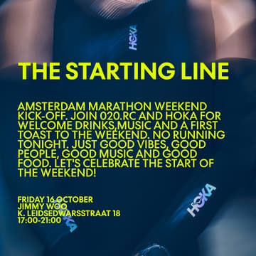 Cover Image for 020.RC X HOKA - THE STARTING LINE PARTY (INVITE ONLY)