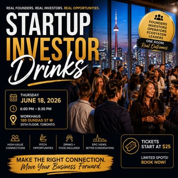 Cover Image for Startup Investor Drinks