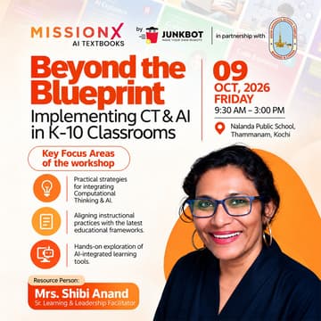 Cover Image for Beyond the Blueprint: Implementing CT & AI in K-10 Classrooms by MissionX