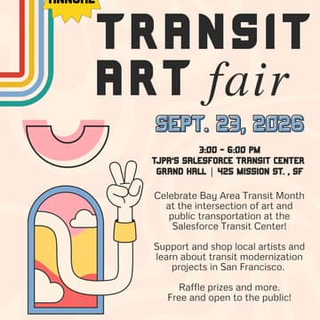 Cover Image for 2nd Annual Pop Up Transit Art Fair @TJPA's Salesforce Transit Center