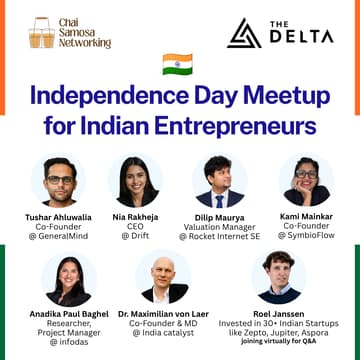 Cover Image for 🇮🇳 Independence Day Meetup for Indian Entrepreneurs
