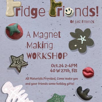 Cover Image for Holiday Magnet-Making Workshop