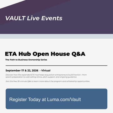 Cover Image for The Path to Business Ownership Series: ETA Hub Open House Q&A