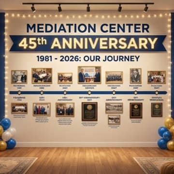 Cover Image for Mediation Center: 45th Anniversary Celebration (virtual)