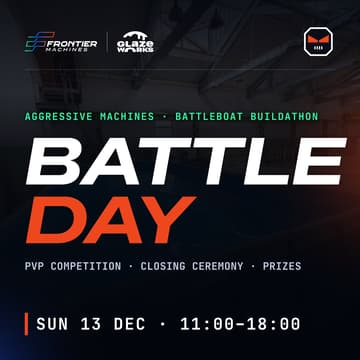 Cover Image for Battle Day - Aggressive Machines Battleboat Buildathon Finals