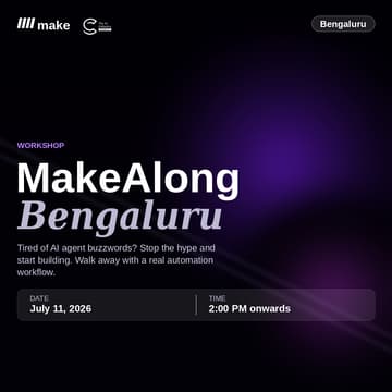 Cover Image for Building an AI Agent with Make.com x AI Collective