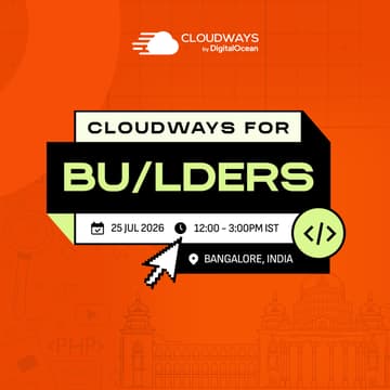 Cover Image for Cloudways For Builders - Bangalore