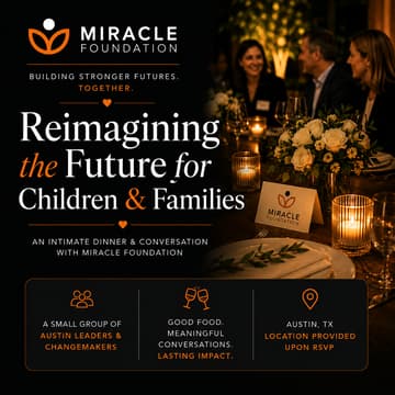 Cover Image for Miracle Foundation Donor Dinner