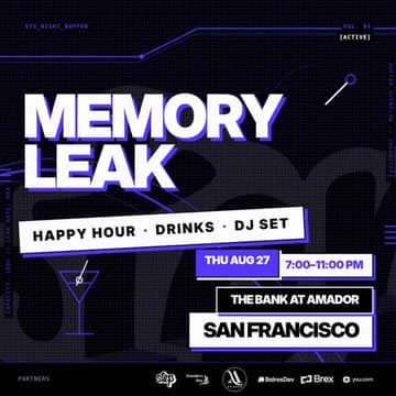 Cover Image for MEMORY LEAK - FOUNDER+VC HAPPY HOUR