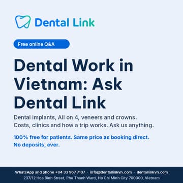 Cover Image for Free Q&A: Dental Work in Vietnam, Ask Dental Link
