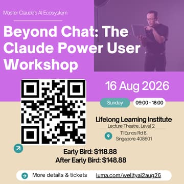 Cover Image for Beyond Chat: The Claude Power User Workshop
