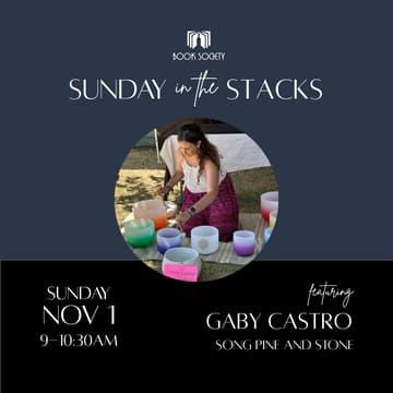 Cover Image for Sunday in the Stacks: Sound Bath with Gaby Castro