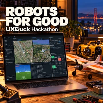 Cover Image for Robots for Good · UXDuck Hackathon