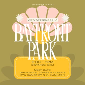 Cover Image for Outdoorsypals ⟡ Bayfront Park Walk