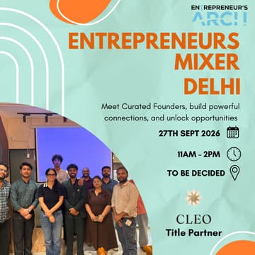 Cover Image for Entrepreneur's Mixer (Delhi)