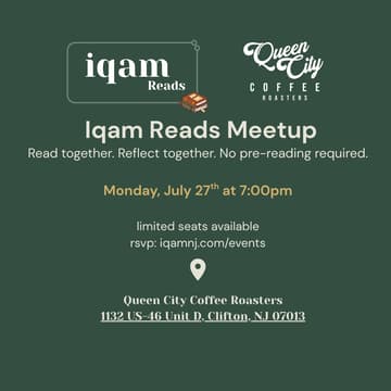 Cover Image for Iqam Reads 7/27