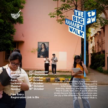 Cover Image for The Big Aaaaart Walk - Jaipur