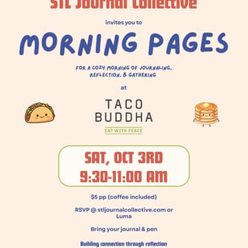 Cover Image for STL Journal Collective x Taco Buddha Morning Pages