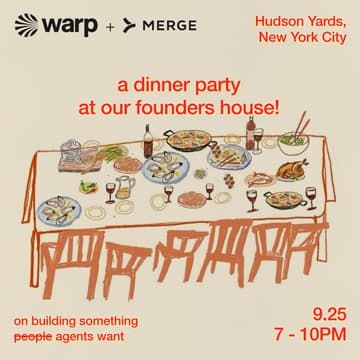 Cover Image for Warp & Merge Dinner Party