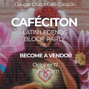 Cover Image for Cougar Club + Cafe Corazon Vendor Application