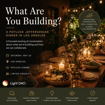 Cover Image for Potluck Jeffersonian Dinner in Beverly Hills (LA)