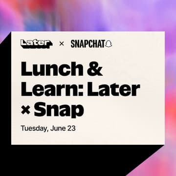 Cover Image for Later Lunch & Learn with Snap