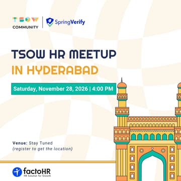 Cover Image for TSOW HR Meetup in Hyderabad