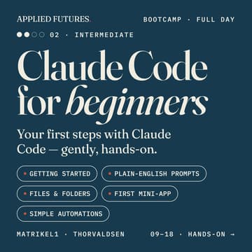 Cover Image for Bootcamp | Claude Code for Beginners
