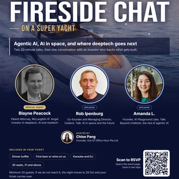 Cover Image for Fireside Chat on a Super Yacht: AI Agents, AI in Space & What Gets Funded Next