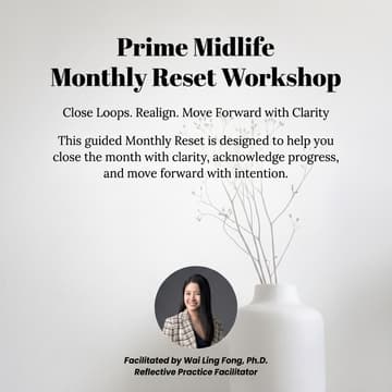 Cover Image for Prime Midlife September Reset Workshop
