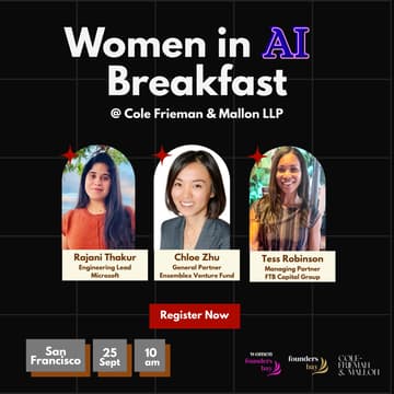 Cover Image for Women in AI Breakfast hosted by Founders Bay