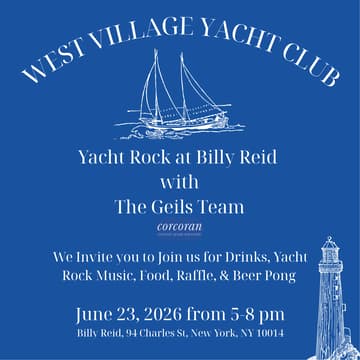 Cover Image for West Village Yacht Club at Billy Reid : An Evening of Summer Style, Good Company & Yacht Rock ⚓️